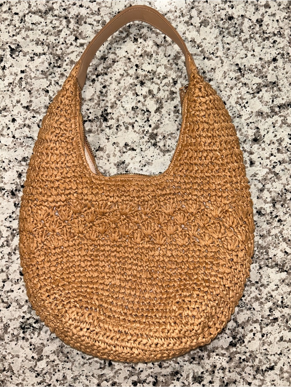 LC Lauren Conrad Woven Straw Hobo Bag - Tan - Picture 3 of 10